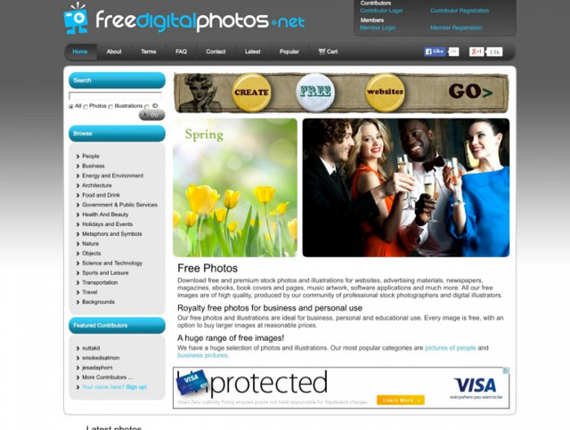Freedigitalphotos - Bilderdatenbank für lizenzfreie Bilder für Blog und Webseiten