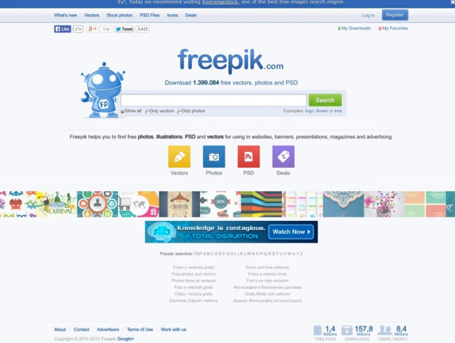 Freepik - Bilderdatenbank für lizenzfreie Bilder für Blog und Webseiten