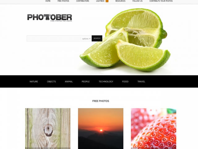 Photober - Bilderdatenbank für lizenzfreie Bilder für Blog und Webseiten